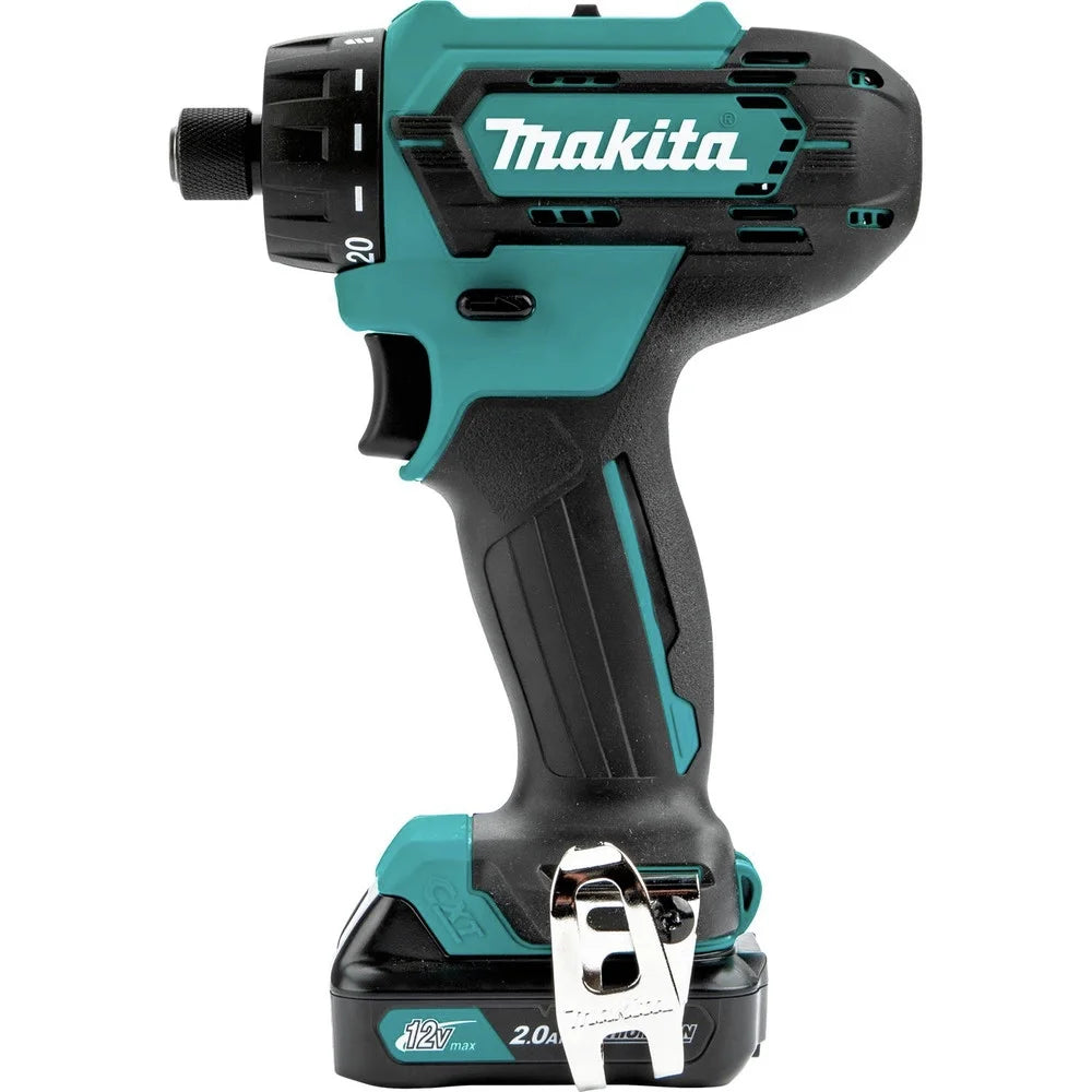 Makita FD10R1 12V max CXT Lithium-Ion Hex Brushless 1/4 in. Cordless Drill Driver Kit (2 Ah)
