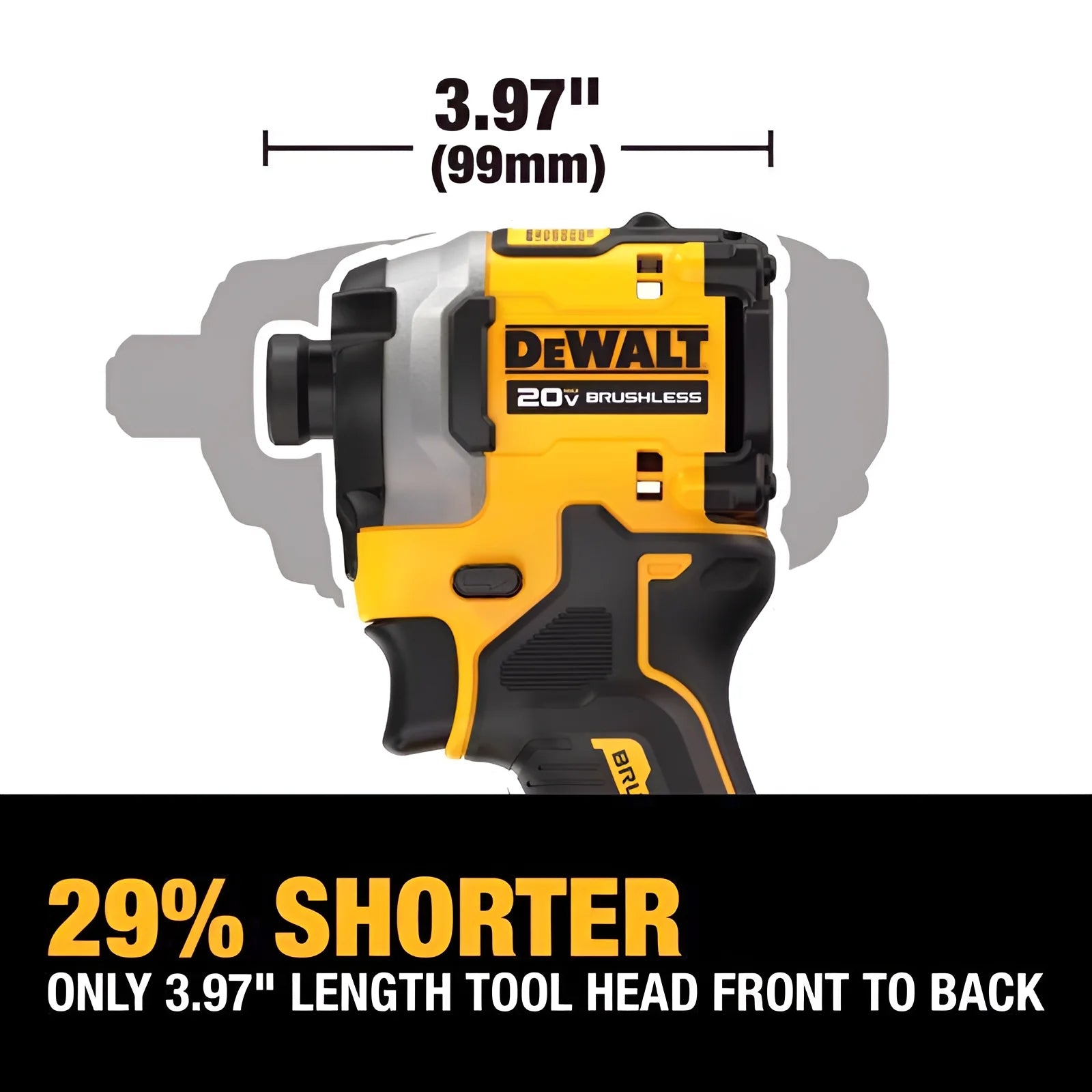 DeWalt 20V MAX 3 SPEED 1/4" IMPACT DRIVER BARE TOOL
