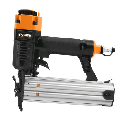 Freeman P4FNCB Pneumatic Finishing Nailer and Stapler Kit with Bag and Fasteners (4-Piece)