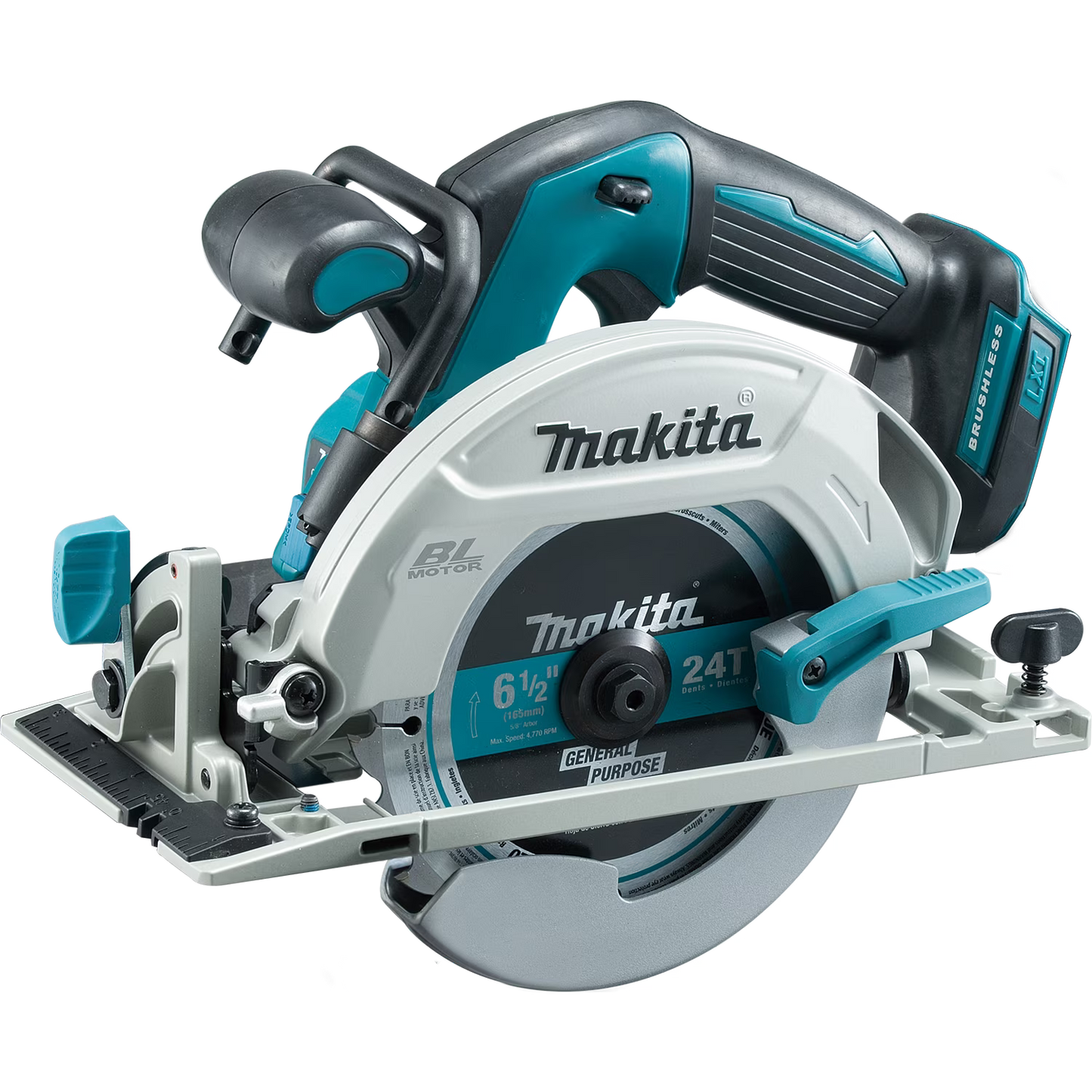 Makita 18V LXT LithiumIon Brushless Cordless 6?1/2" Circular Saw XSH03Z -?Tool Only