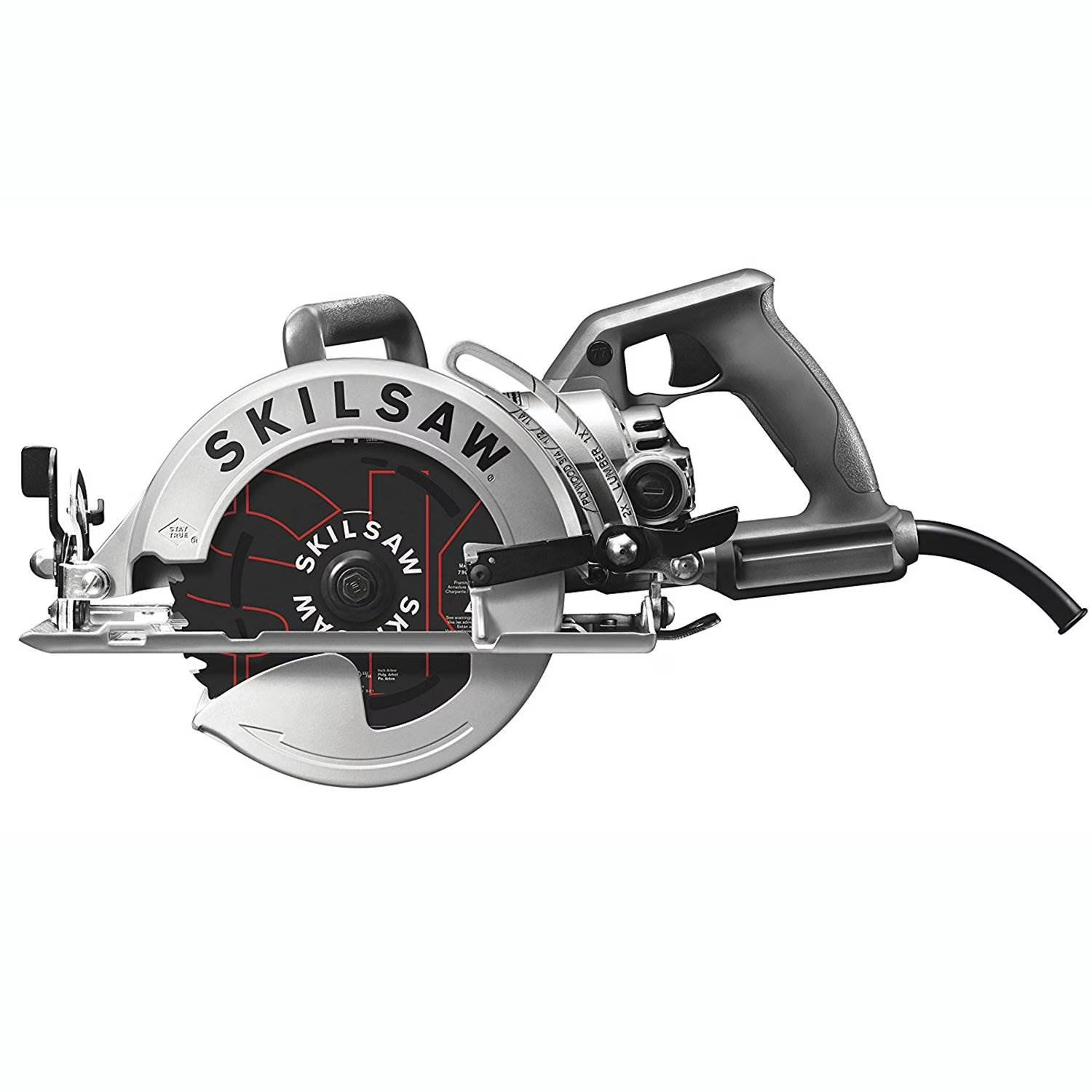 SKIL SPT77W-01 15 Amp 7-1/4'' Aluminum Corded Electric Worm Drive Circular Saw