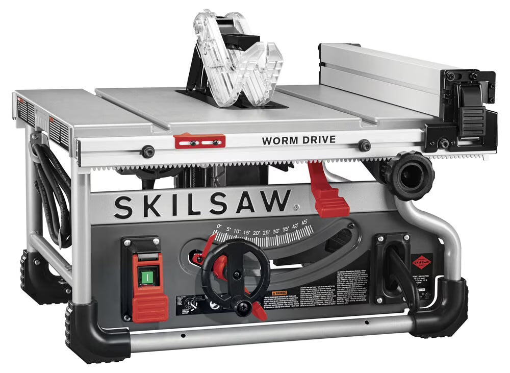 SKIL SPT99T-01 8-1/4" 15Amp Corded Electric Portable Worm Drive Table Saw