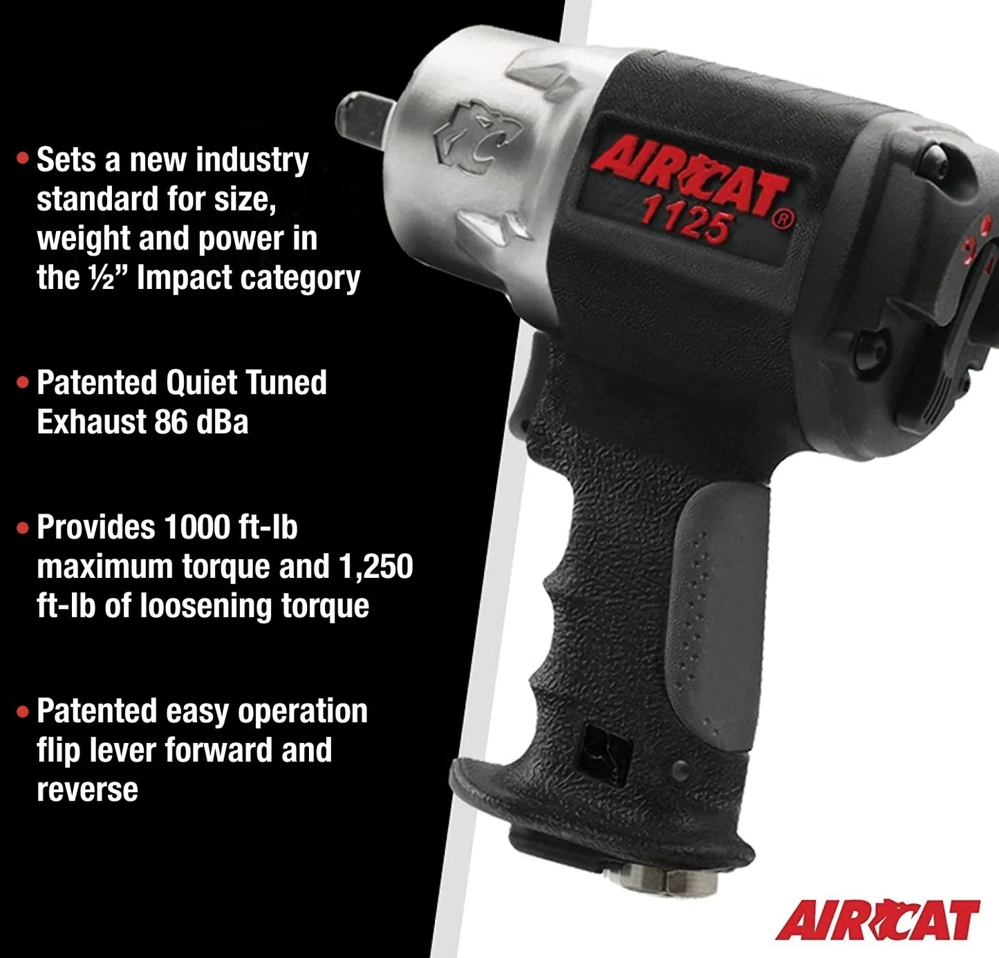 AirCat 1/2" Full Power Low Weight Magnesium Impact