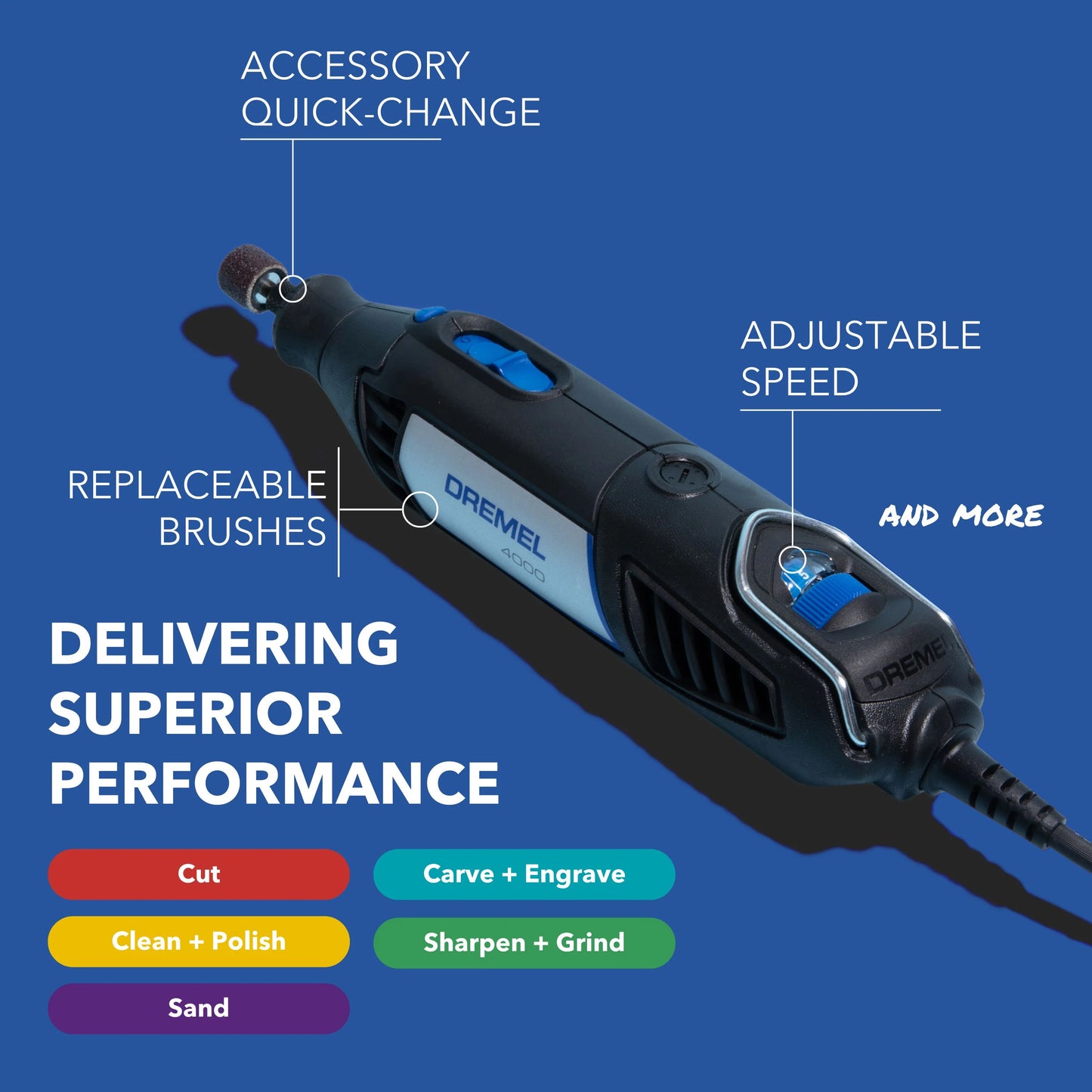 Dremel 4000-2/32 1.6 AMP Corded Rotary Tool Kit