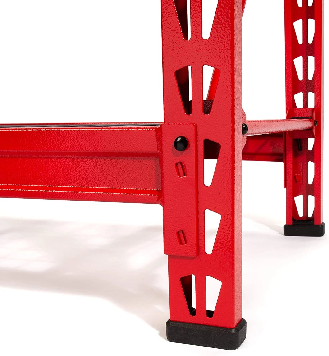 Craftsman 2-Shelf 3-Foot Tall Stackable Tool Chest Depth Storage Rack, 2-Pack, Red 3-Feet, 2 Set