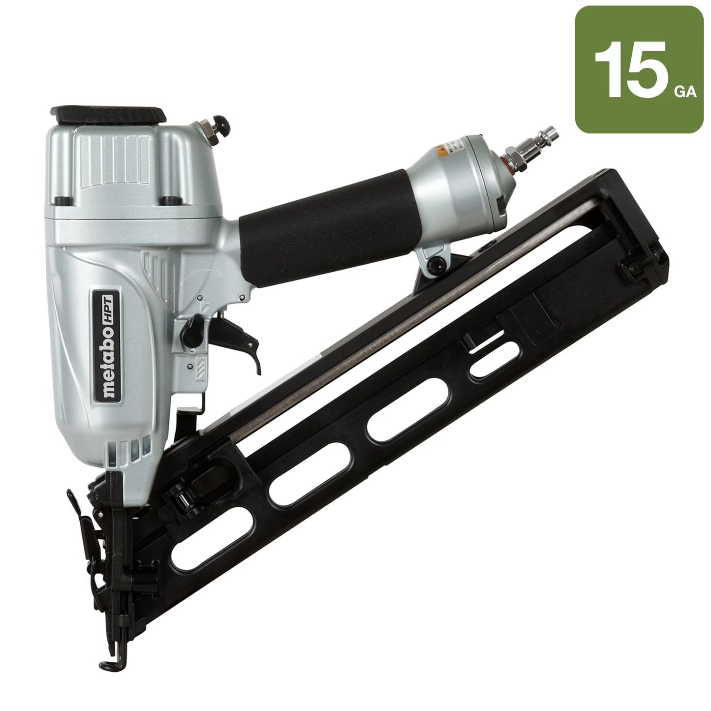 Metabo HPT Finish Nailer, 15 Gauge, Pro Preferred Brand of Pneumatic Nailers, Finish Nails 1-1/4-Inch up to 2-1/2-Inch, Integrated Air Duster, Selective Actuation Switch, 5-Year Warranty, NT65MA4