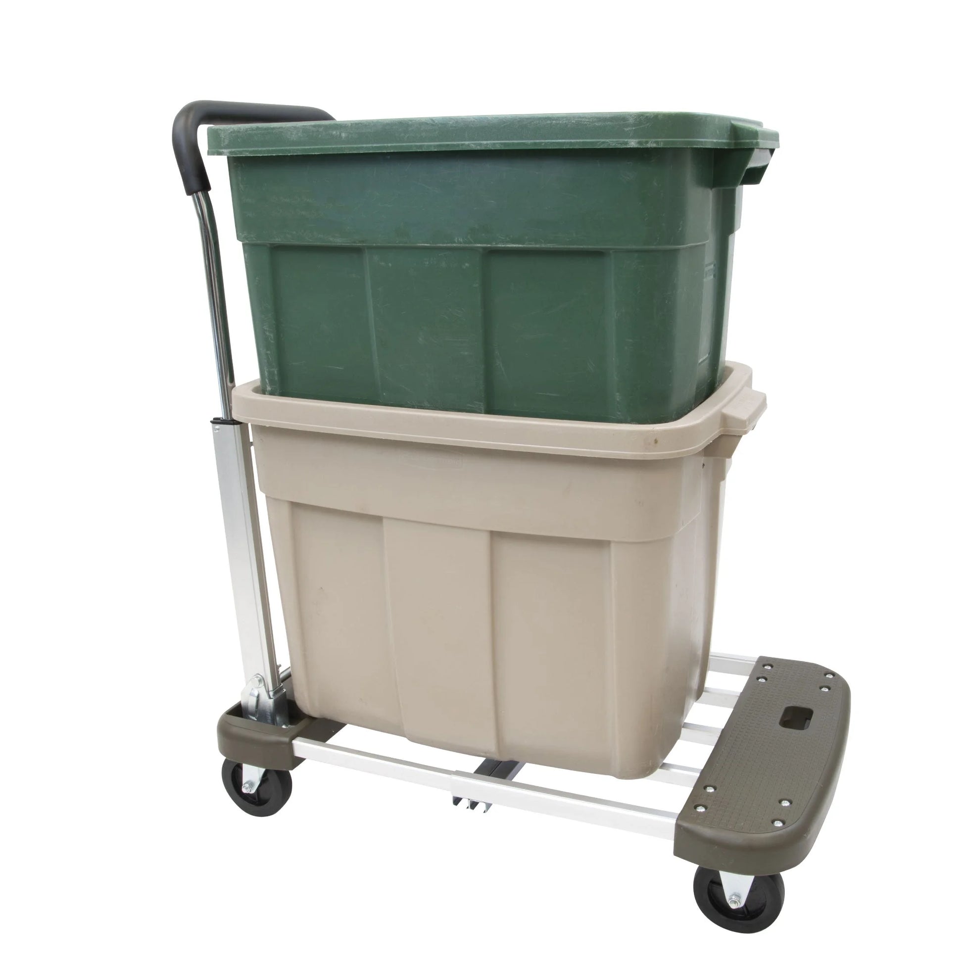 Mount-It! Folding Platform Hand Truck with Expandable Base | 330LBS Capacity
