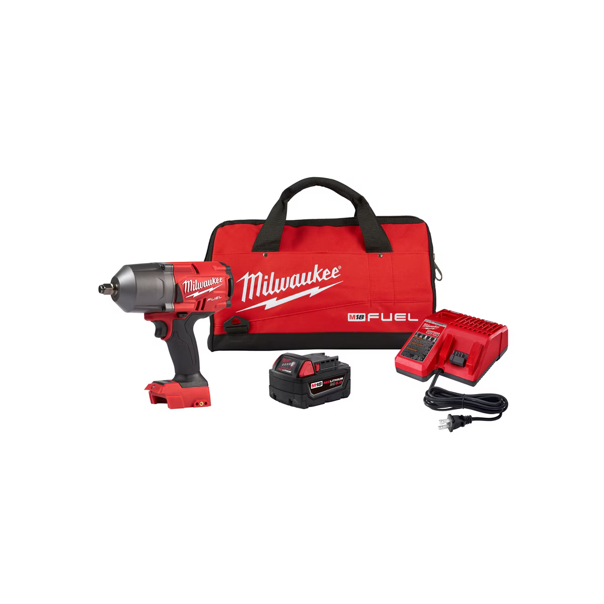 Milwaukee Tool M18 FUEL 1/2 IN. HTIW KIT (1 Battery) W/BAG