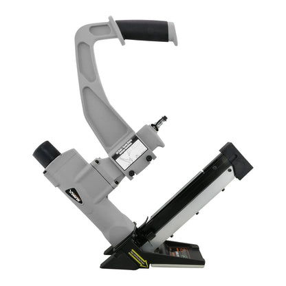NuMax SFL618 Pneumatic 3-in-1 15.5-Gauge and 16-Gauge 2" Flooring Nailer/Stapler with Flooring Mallet and Interchangeable Base Plates