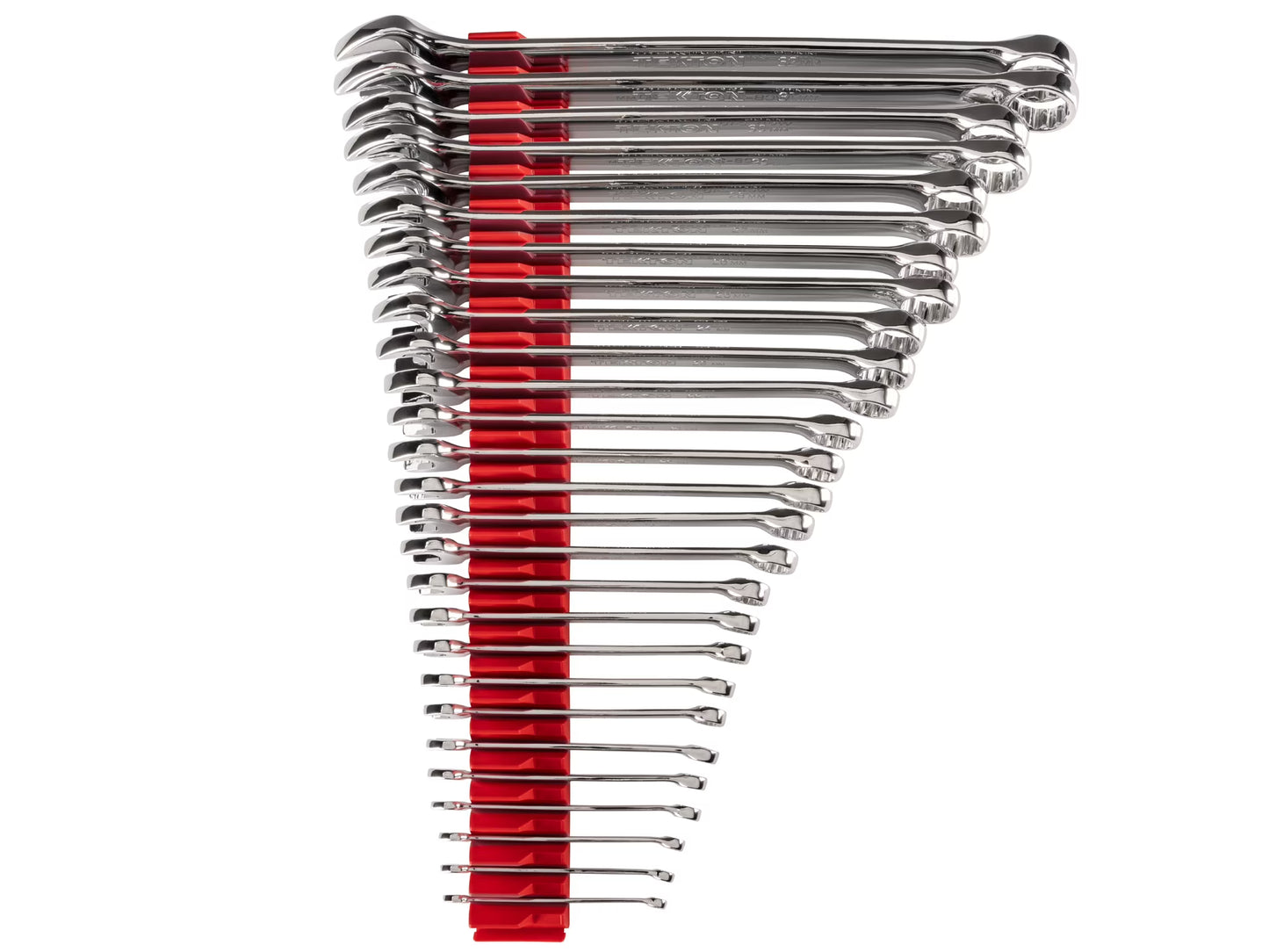 TEKTON Combination Wrench Set with Modular Wrench Organizer, 27-Piece (6 - 32 mm) | WCB95203