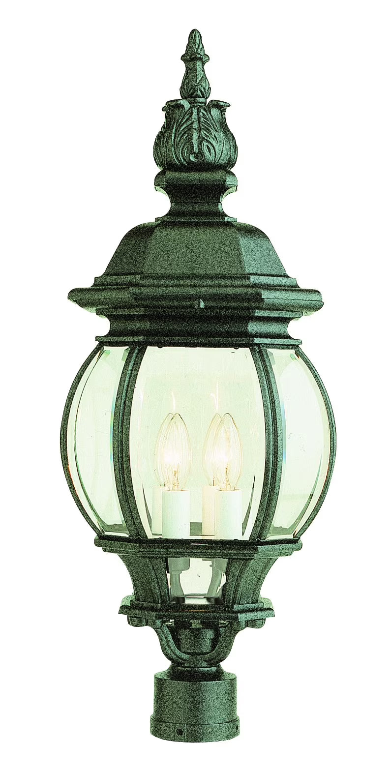 Bel Air Bayville Outdoor Post Lantern - 28H in.