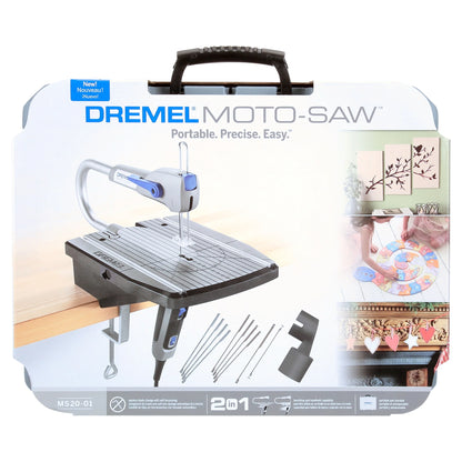 Dremel MS20-01 Moto-Saw 0.6 Amp Corded Scroll Saw for Plastic, Laminates, and Metal
