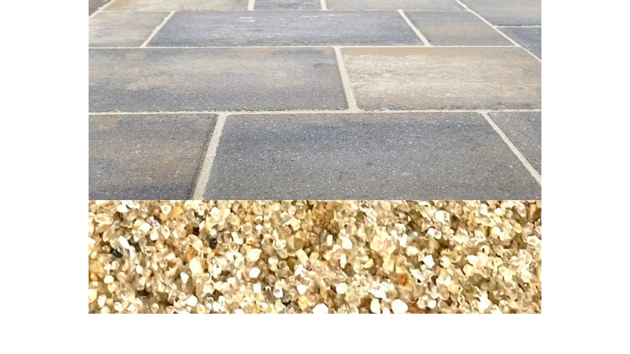 ROMPOX ECO-FINE Ready-Mixed Sand and Resin Joint Mortar: Triple Strength Formula for Porcelain, Pavers & Natural Stone. Pressure Washer Safe, Weed Free & Easy Installation. Beige Color