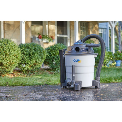 Quipall EC818-1200 1200-Watt 8.3 Gallon Plastic Tank Wet/Dry Vacuum