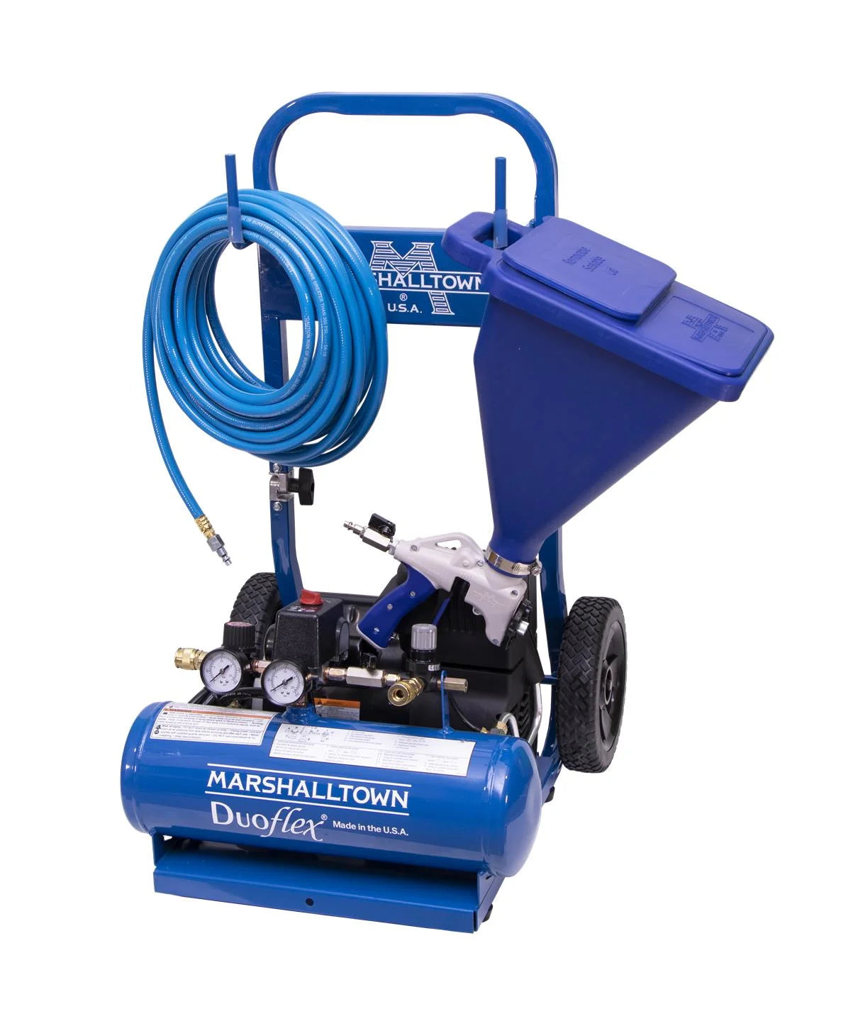 MARSHALLTOWN DuoFlex Compressor w/SharpShooter 2.1 Hopper Gun, Kit - Made in The USA, HC131A