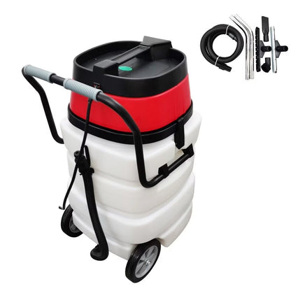 PreAsion 24 Gallon 2-motors Industrial Wet/Dry Vacuum Cleaner Commercial Water Suction Machine 110V