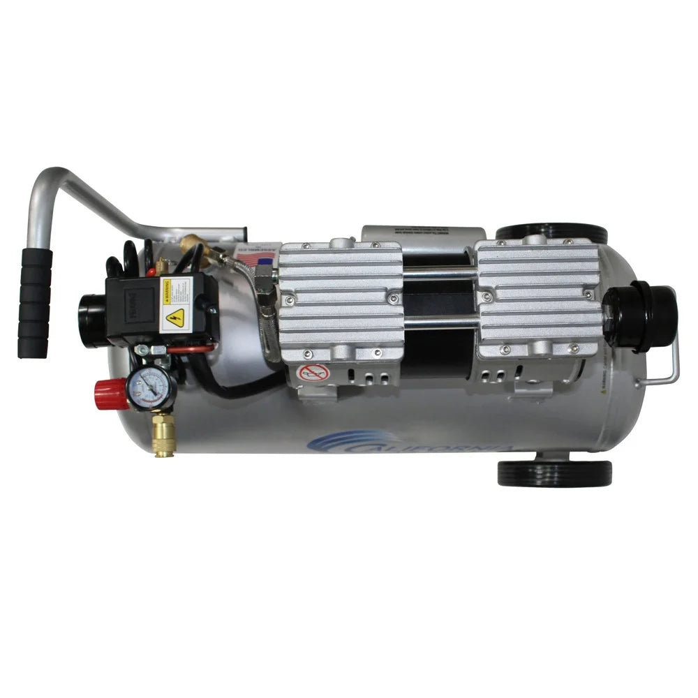 California Air Tools CAT-8010AD 1 HP 8-Gal. Ultra-Quiet and Oil-Free Steel Tank Air Compressor with Auto Drain Valve