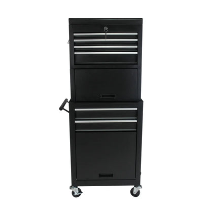 6 Drawers Rolling Tool Chest Cabinet,High Capacity Tool Storage Cabinet ,Rolling Tool Box with Wheels and Locking System,Portable Tool Organizer for Garage Warehouse Workshop