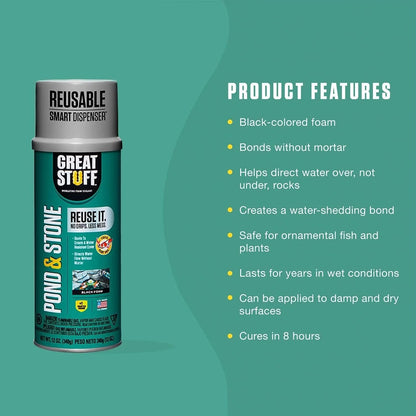 Great Stuff Insulation/Expanding Foam Pond & Stone Gap Filler - 6 Pack