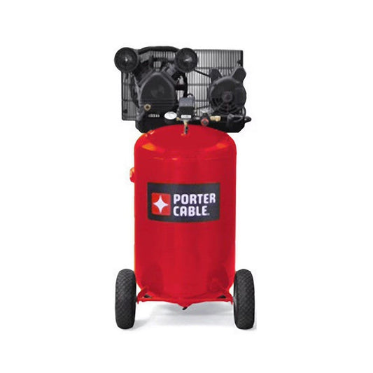 Porter-Cable PXCMLC1683066/240V 1.6 HP Single Stage 30 Gal. Oil-Lube Vertical Portable Air Compressor