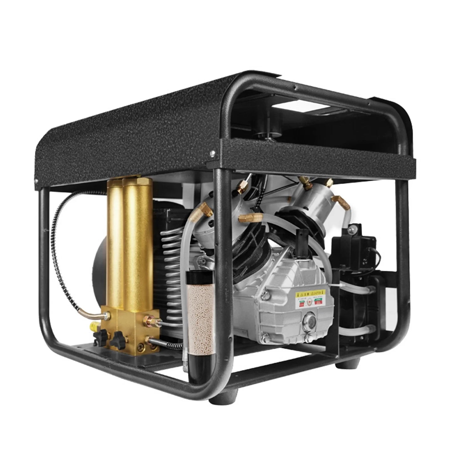 TUXING 4500Psi PCP Compressor,Built-in Water and Fan Cooling System,Two Stage Filtration Filter,Auto Stop for Paintball Air Rifle Diving Scuba Tank