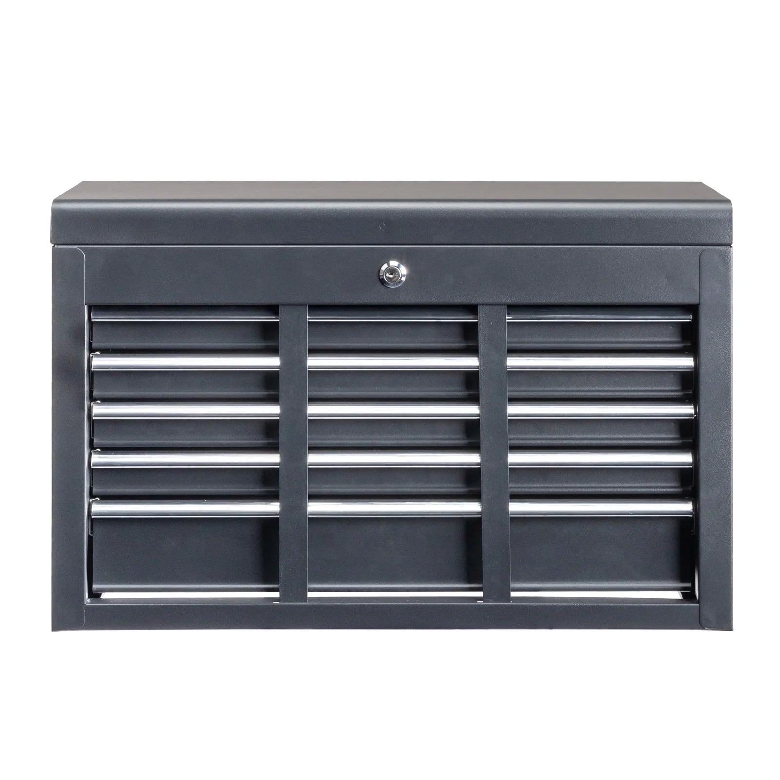 IVV Tool Storage Box Chest with 5 Drawers Steel Repair Tool Box with Lock and Key, Black