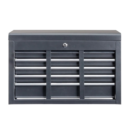 IVV Tool Storage Box Chest with 5 Drawers Steel Repair Tool Box with Lock and Key, Black