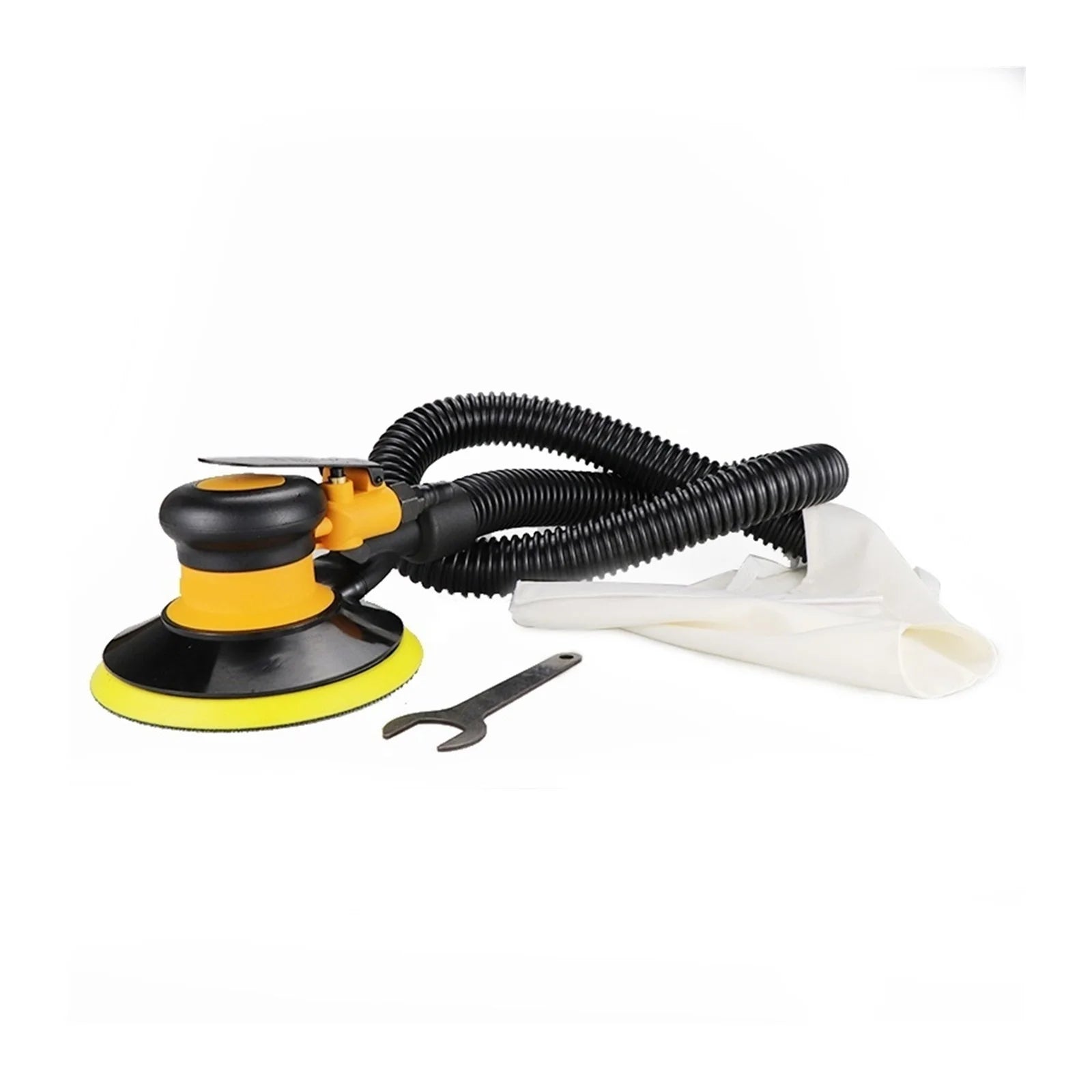 Pneumatic Air Sander Polisher 6'' 150mm Car Paint Care Tool Polishing Random Orbital Palm Machine Wood Working Grinder ,Low Vibration