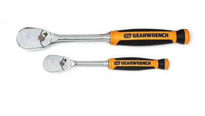 GEARWRENCH 1/4 in. and 3/8 in. Drive 6-Point Standard Deep SAE/Metric 90-Tooth Ratchet and Socket Mechanics Tool Set (106-Piece)