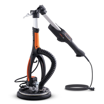 Professional Drywall Sander 800W, Brushless Motor, 5-Speed Adjustment (1000-2300 RPM)
