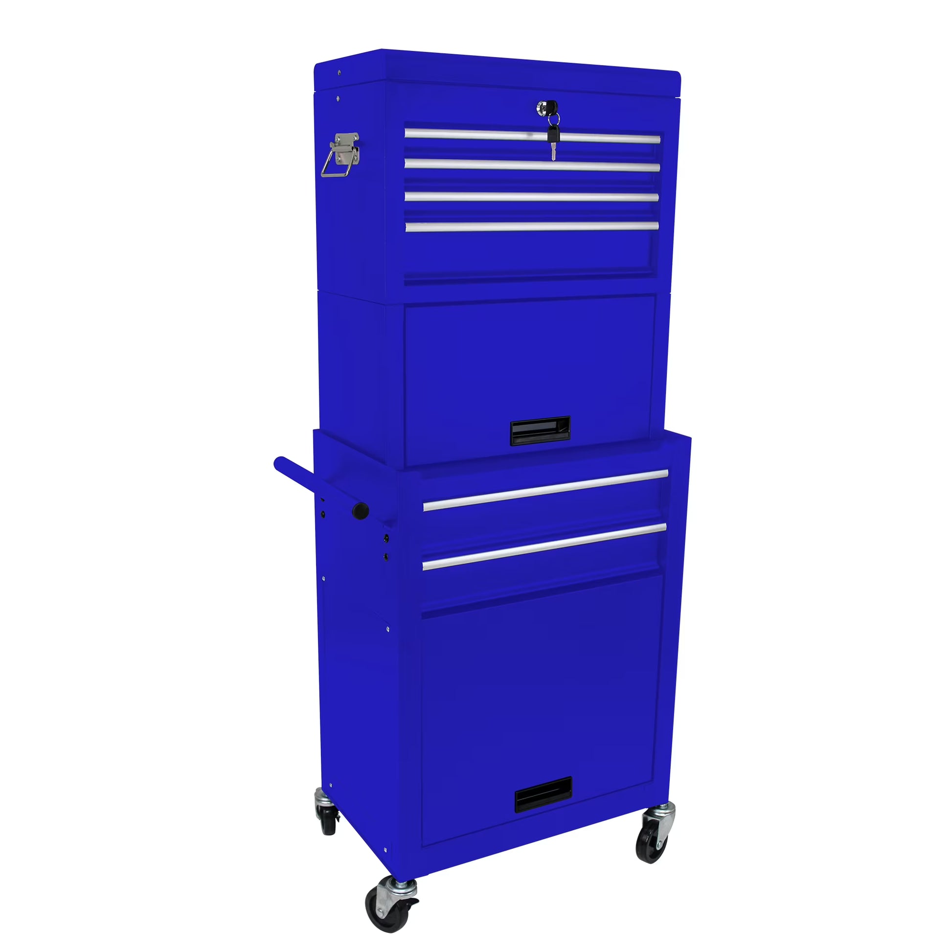 RONSHIN 6-Drawer Rolling Tool Cabinet with 4 Wheels Removable Tool Chest Organizer with Secure Locking System Large Storage