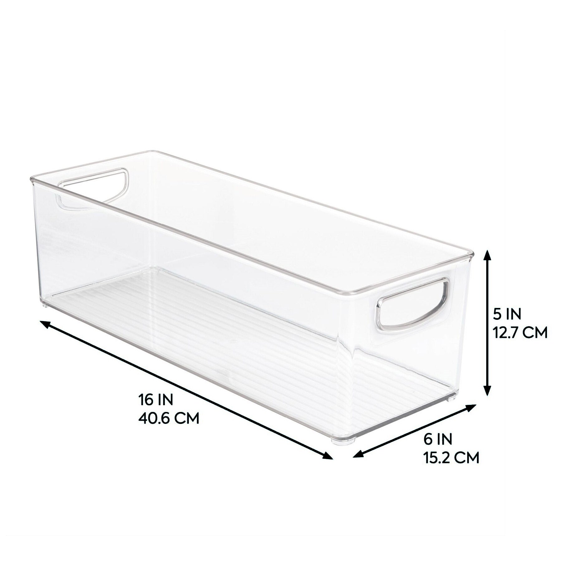 iDESIGN Linus Deep Storage Bins, 6-piece Set