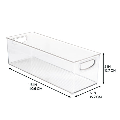 iDESIGN Linus Deep Storage Bins, 6-piece Set