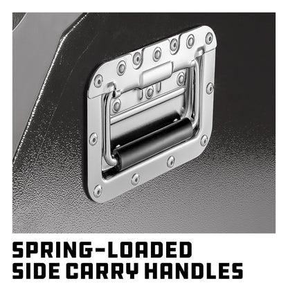 Powerbuilt 26 Inch Rapid Box Portable Slant Front Tool Box - Gray - 240111