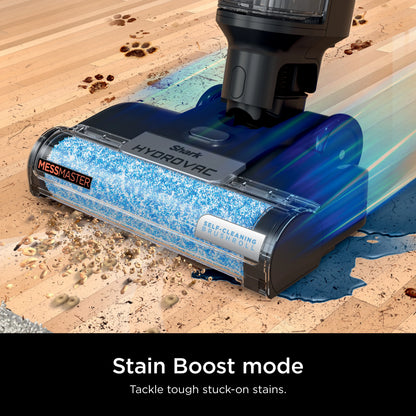 Shark HydroVac MessMaster 3-in-1 Vacuum Cordless Mop w/Self-Cleaning, Stain Boost 12oz Formula, WD260