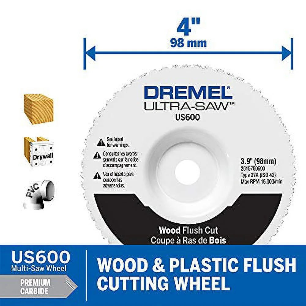 Dremel US40-04 7.5 Amps 4 in. Ultra-Saw Corded Brushless Compact Circular Saw Tool Kit