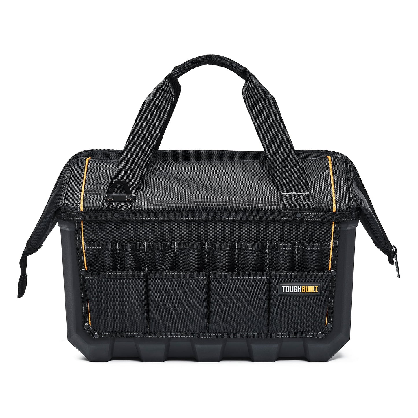 ToughBuilt Waterproof Tool Bag Pouch Organizer, XL Massive Mouth, Black