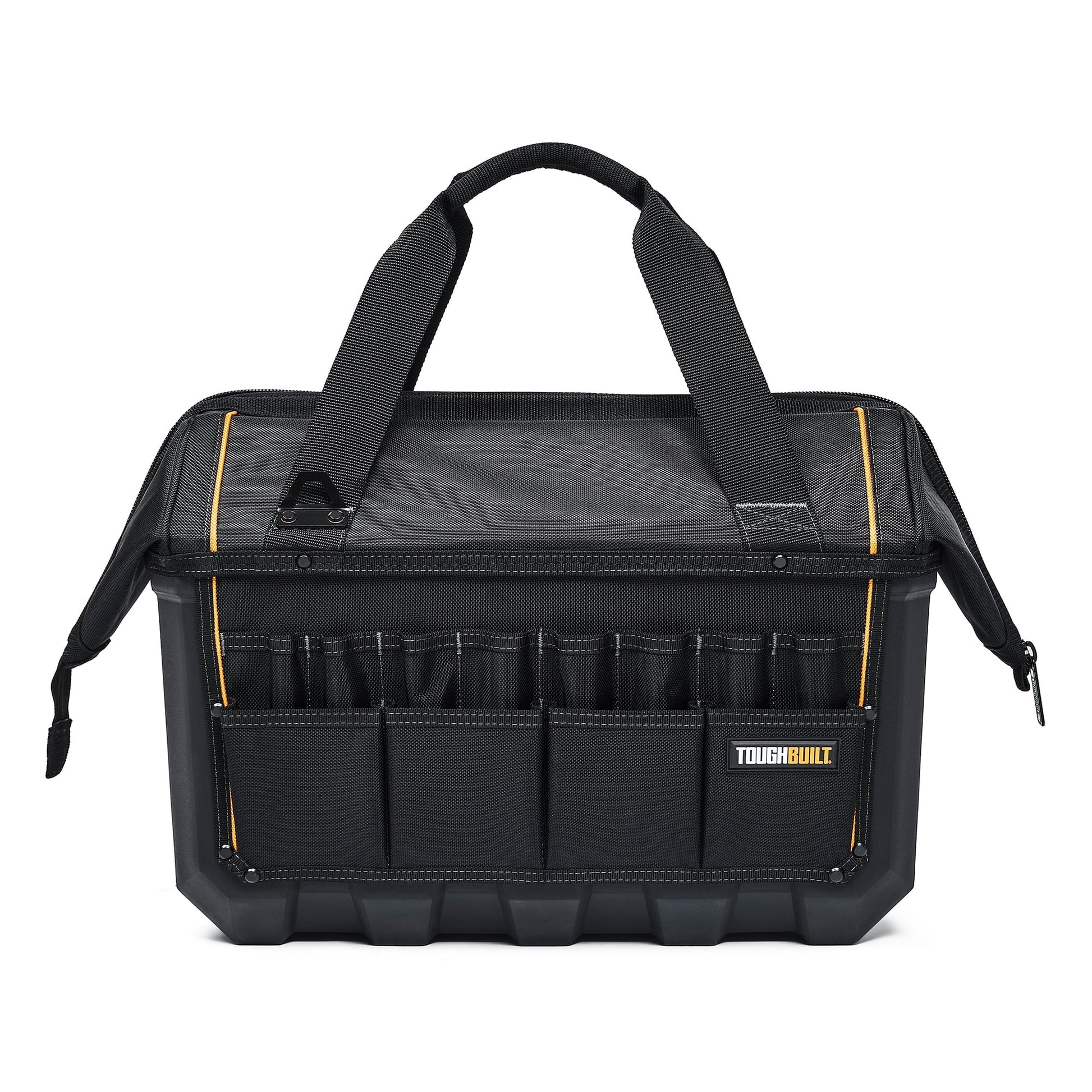 ToughBuilt Waterproof Tool Bag Pouch Organizer, XL Massive Mouth, Black