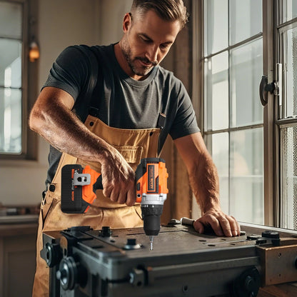 Tool Combo Kit Max 20V Cordless 2-Tool Power Combo Kit with 4.0 Ah Battery - Home & Workshop Use