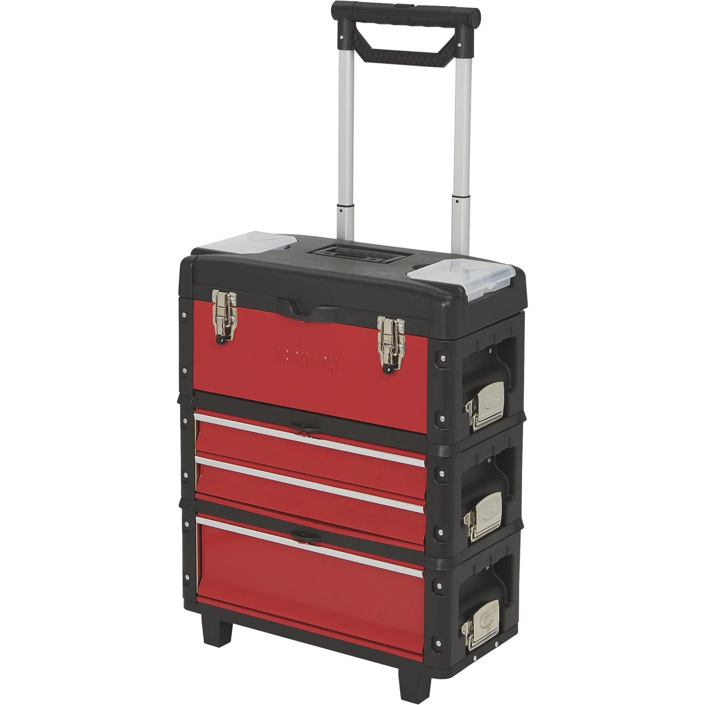 Ironton 3-Pc. Toolbox Storage System, 20in., Portable, Ball Bearing Drawers, Trolley with Wheels