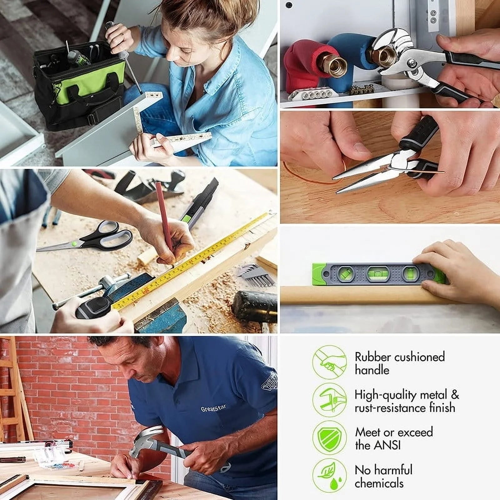 Cordless Drill Combo Kit Grey