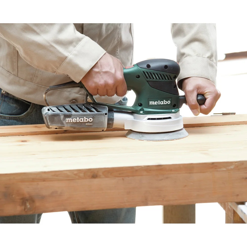 Metabo 6-Inch Variable Speed Dual Random Orbit Disc Sander - 8,400-22,000 Rpm - 3.4 Amp With Turbo Boost, Integrated Dust Collection