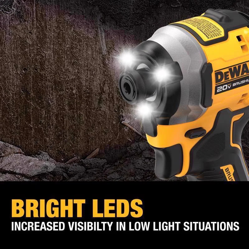 DeWalt 20V MAX 3 SPEED 1/4" IMPACT DRIVER BARE TOOL