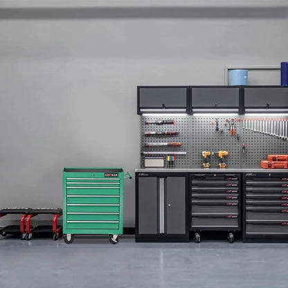 taoruifang 7-Drawer Rolling Tool Cabinet, Anti-Rust Tool Chest With Lock, Storage Organizer for Garage, Workshop