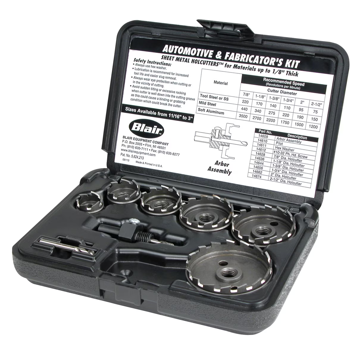 Blair 14006 Holcutte Kit