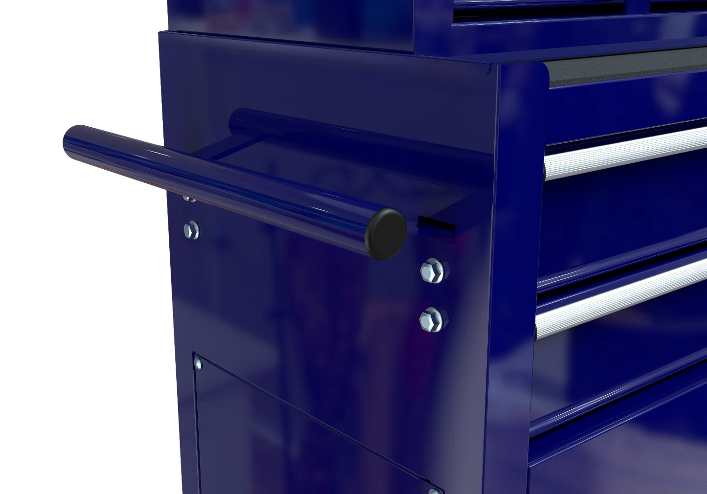 8-Drawer Rolling Tool Chest with Wheels, High Capacity Tool Storage Removable Tool Box Combo, Tool Storage Cabinet with Lockable Drawers, Toolbox for Workshop and Mechanics Garage, Blue
