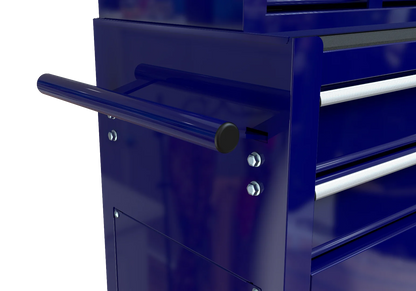8-Drawer Rolling Tool Chest with Wheels, High Capacity Tool Storage Removable Tool Box Combo, Tool Storage Cabinet with Lockable Drawers, Toolbox for Workshop and Mechanics Garage, Blue