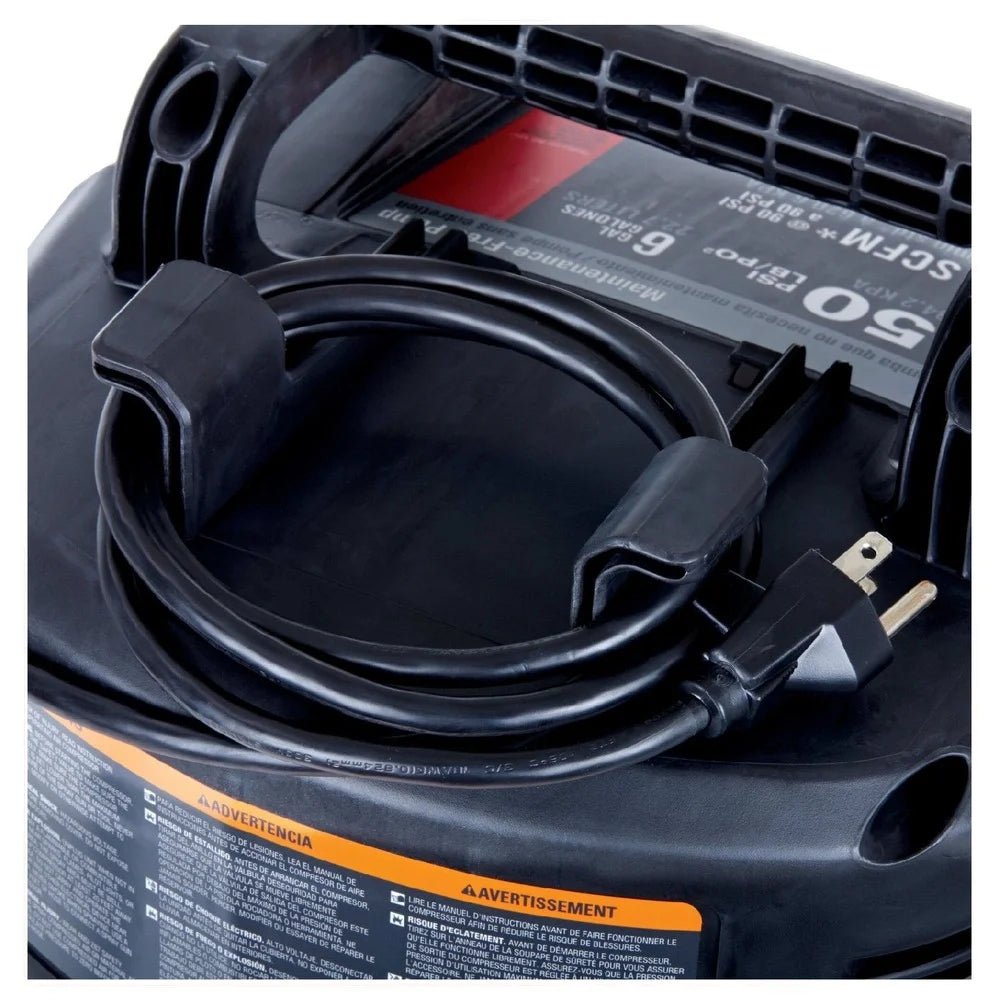 Porter-Cable C2002-ECOM 0.8 HP Oil-Free Pancake Air Compressor 6 gal