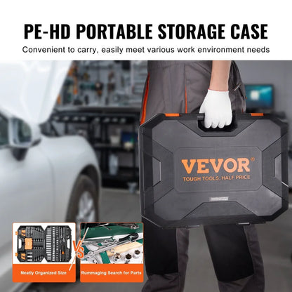 VEVOR Mechanics Tool Set and Socket Set 1/4