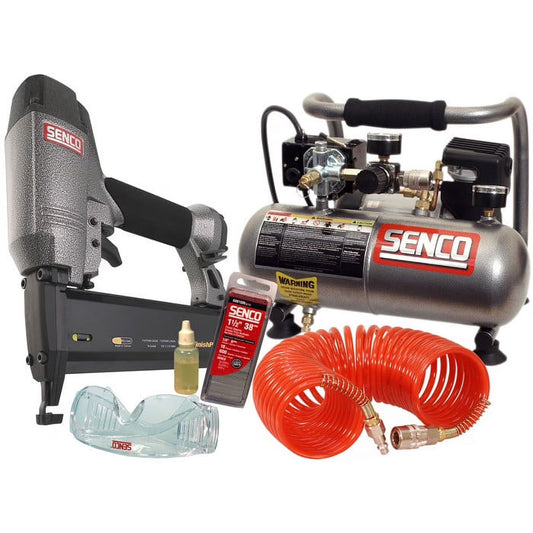 Senco FinishPro 18-Gauge Brad Nailer and 1-Gallon Compressor Combo Kit